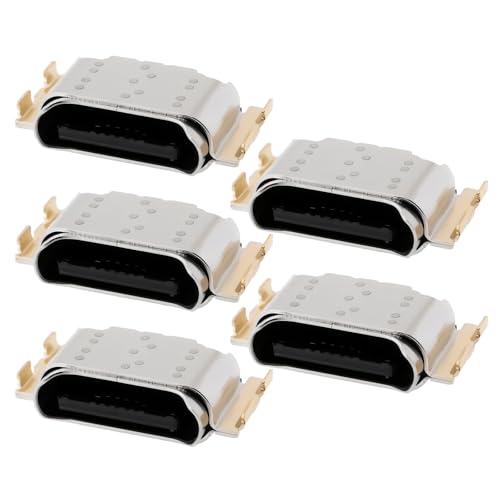 Be In Your Mind 5 x Typ-C-USB-Steckdosenstecker, Ladeanschluss, DC-Steckdose, Basisanschluss, Ladeanschluss, Schnittstelle, kompatibel mit TCL Tab 10 5G 9183W Be In Your Mind 5 x Typ-C-USB-Steckdosenstecker, Ladeanschluss, DC-Steckdose, Basisanschluss, Ladeanschluss, Schnittstelle, kompatibel mit TCL Tab 10 5G 9183W von Be In Your Mind