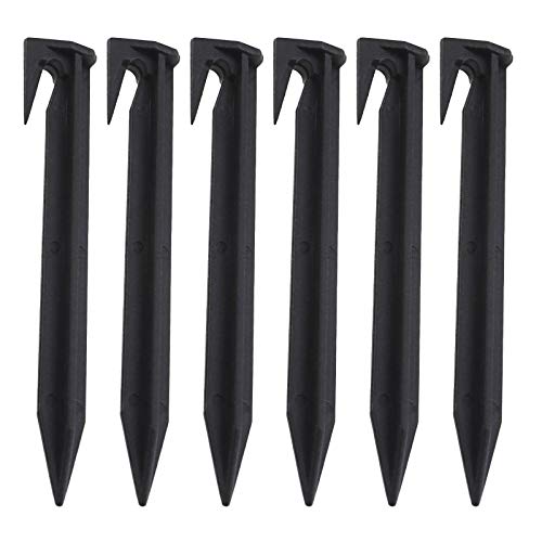 Be In Your Mind Erdnägel Erdanker Erdspieße 100Pcs Boundary Peg Fit Markise Camping Regenplane Wandern Backpacking Roboter Rasenmäher Drahtmontage von Be In Your Mind