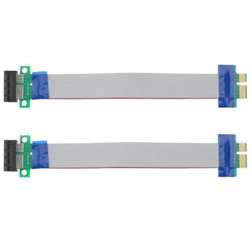 Be In Your Mind PCI-E 1X Riser Card Extender Stecker auf Buchse Ribbon Flex Relocate Kabel für 1U 2U Höhe Chassis 20cm von Be In Your Mind