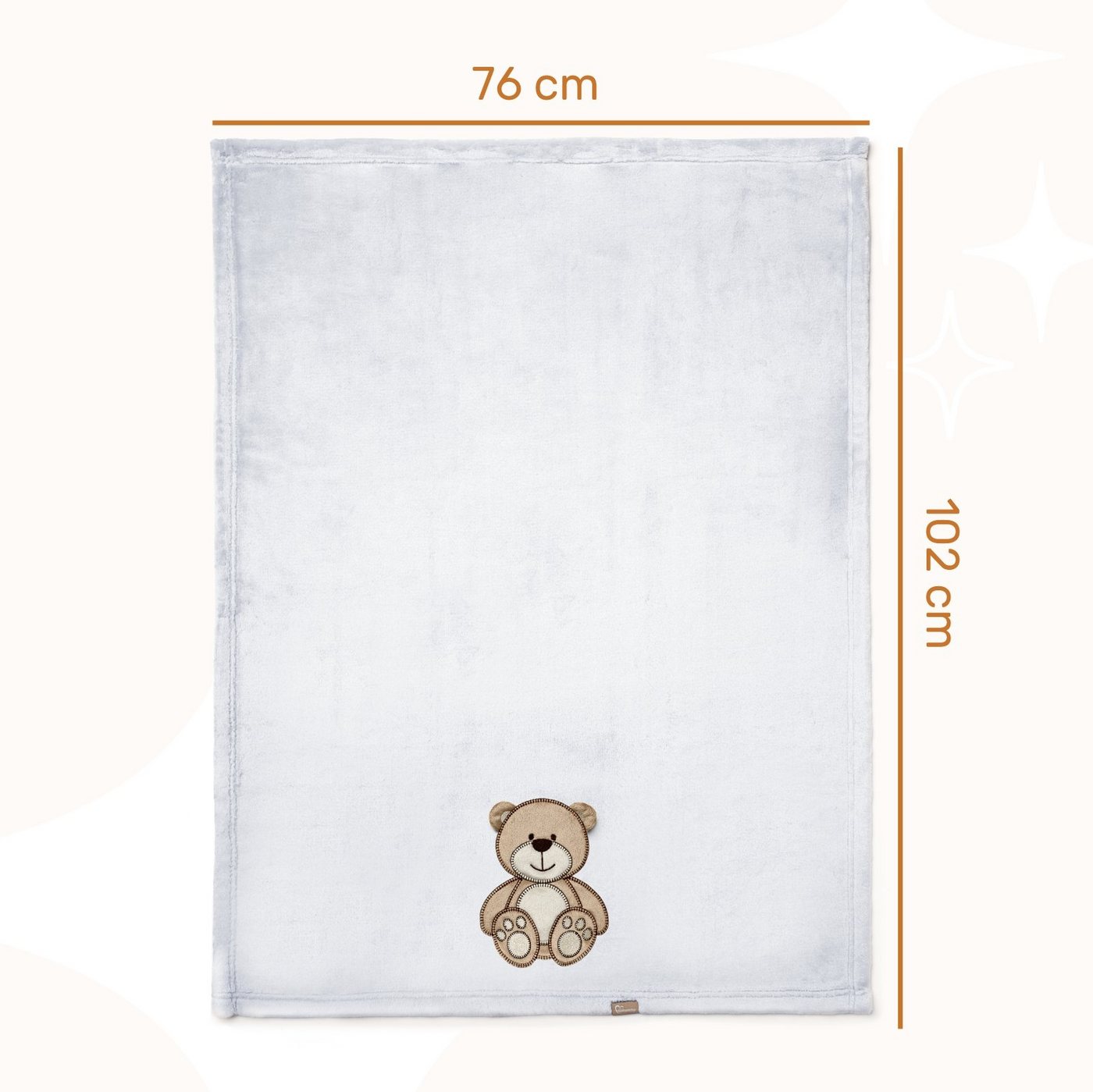 Wohndecke Warme Kuscheldecke Babydecke Blanket Baby Geschenk BE20-168, Be Mammy von Be Mammy