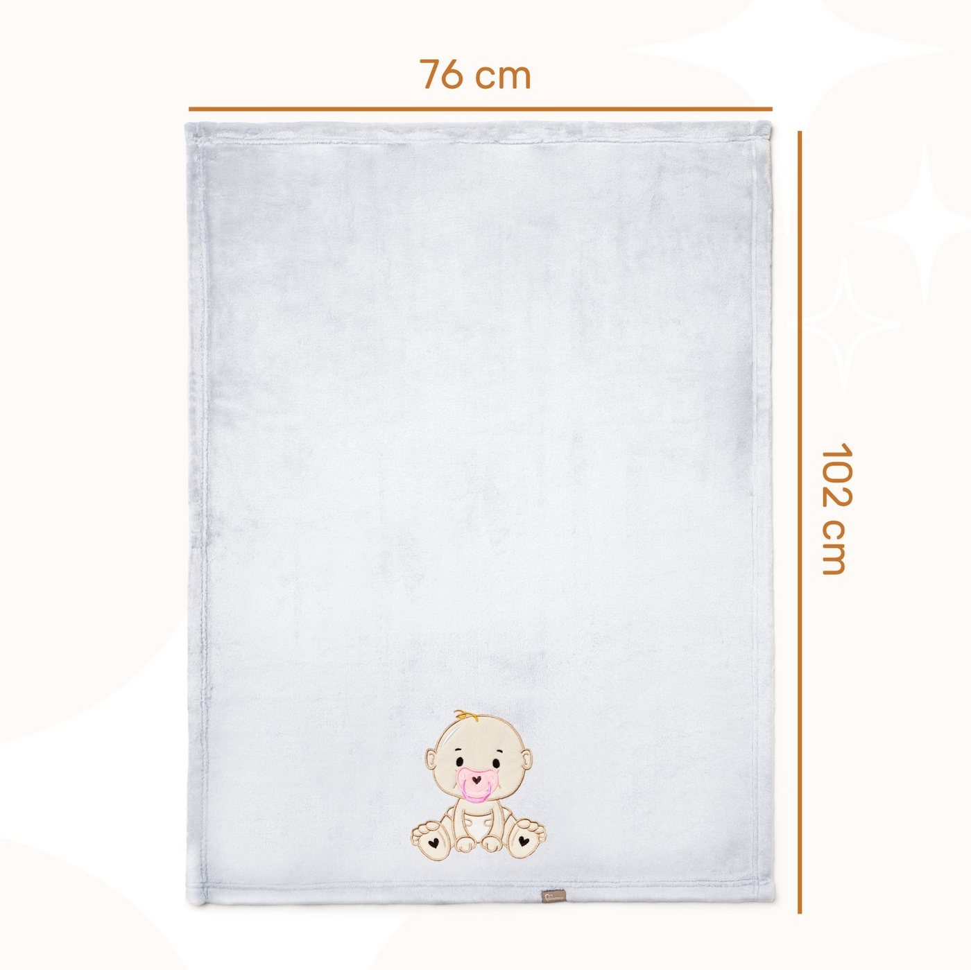 Wohndecke Warme Kuscheldecke Babydecke Blanket Baby Geschenk BE20-168, Be Mammy von Be Mammy