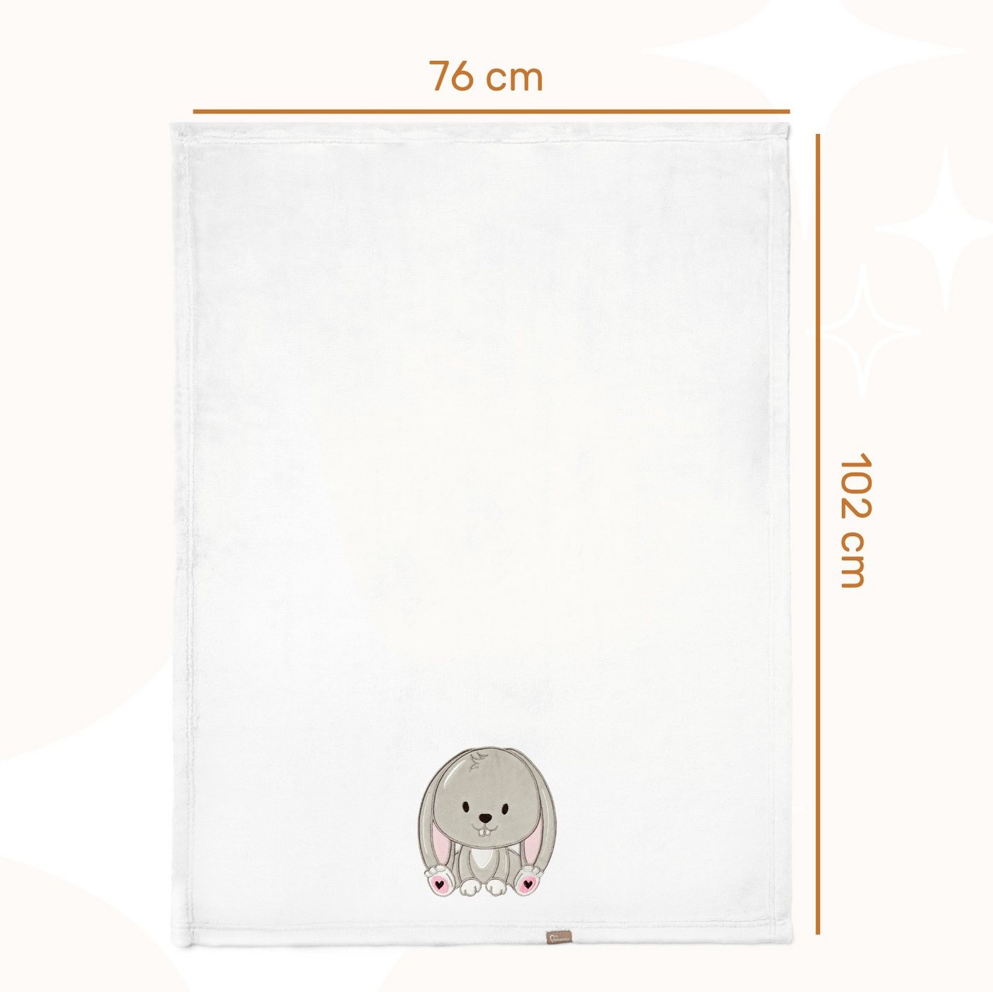 Wohndecke Warme Kuscheldecke Babydecke Blanket Baby Geschenk BE20-168, Be Mammy von Be Mammy