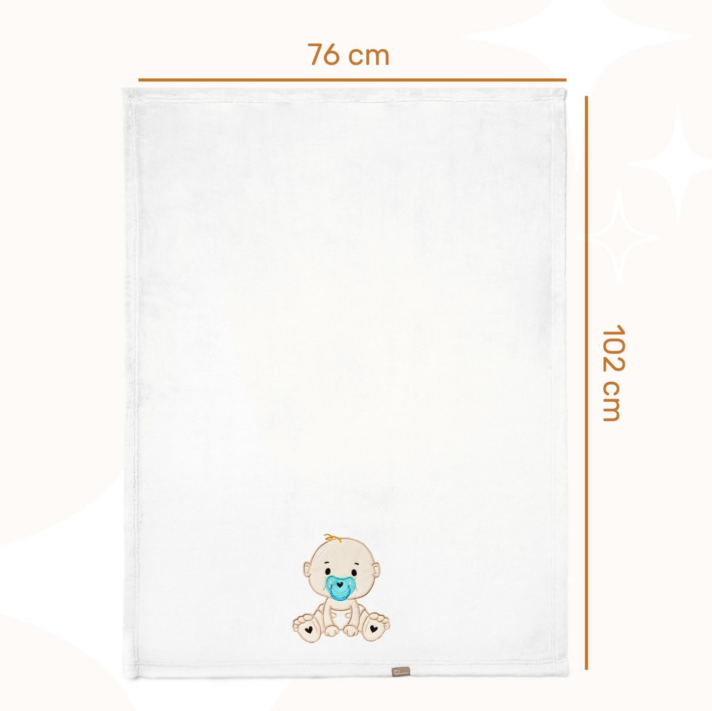 Wohndecke Warme Kuscheldecke Babydecke Blanket Baby Geschenk BE20-168, Be Mammy von Be Mammy