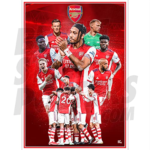 Be The Star Posters Arsenal Football Club Montage-Poster, A2, offizielles Lizenzprodukt, erhältlich in den Größen A2 - A2 von Be The Star Posters