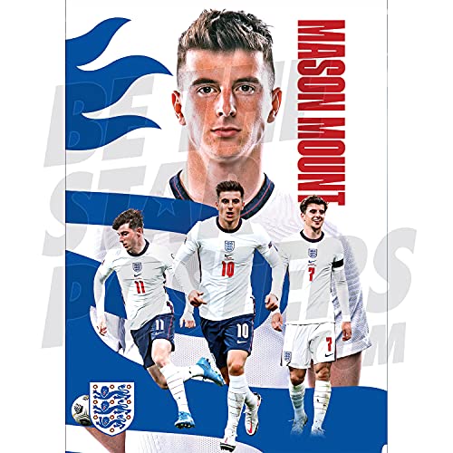 Be The Star Posters Poster, Motiv: England Nationalmannschaft, A3, offizielles Lizenzprodukt, erhältlich in den Größen A3 und A2 (A3) von Be The Star Posters