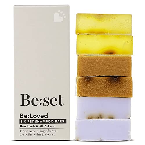 Be:Loved - Be:set Haustier Shampoo Set (330g) / Hunde Shampoo Fellpflege, Beruhigend und Feuchtigkeitsspendend für Sauberes, Weiches und Kämmbares Fell, Zecken- und Flohschutz von Be:Loved