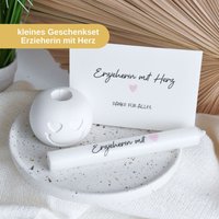 Kleines Dankeschön Geschenkset | Erzieherin Mit Herz Abschiedsgeschenk Für Erzieherinnen Stabkerzen Kerzenhalter Smiley Kleines Dankeschön Geschenkset | Erzieherin Mit Herz Abschiedsgeschenk Für Erzieherinnen Stabkerzen Kerzenhalter Smiley von BeBonnieShop