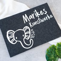 Sammelmappe Für Kindergarten Kunstwerke | Kleiner Elefant Personalisiert Mit Namen Geschenk Kindergartenstart Geschenkidee Kunstmappe von BeBonnieShop