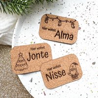 Wichtel Fußmatte Mit Namen Aus Kork | Miniatur Fußabtreter Personalisiert Wunschtext Wichtelzubehör Fürs Wichtelhaus Holz Wichtel Fußmatte Mit Namen Aus Kork | Miniatur Fußabtreter Personalisiert Wunschtext Wichtelzubehör Fürs Wichtelhaus Holz von BeBonnieShop