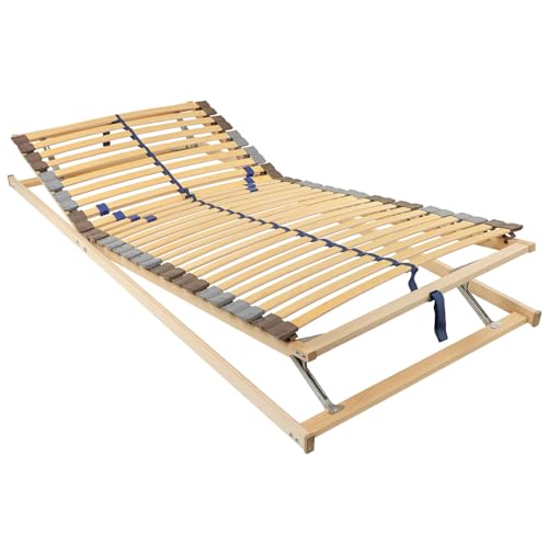 BeCo Lattenrost Blue Star KF / 100 x 200 cm / 28 Leisten/Blauer Engel/komplett montiert/Kopf- & Fußteil verstellbar BeCo Lattenrost Blue Star KF / 100 x 200 cm / 28 Leisten/Blauer Engel/komplett montiert/Kopf- & Fußteil verstellbar von BeCo Matratzen GmbH & Co. KG