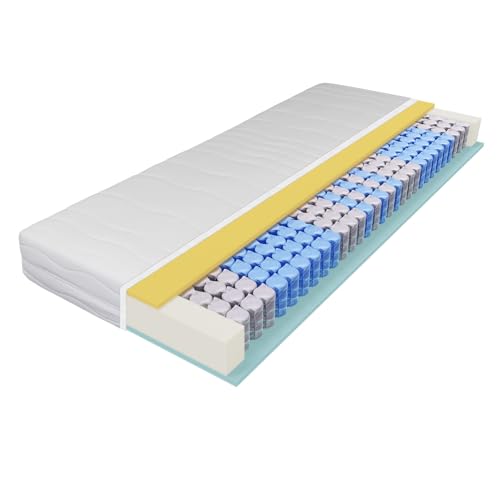 BeCo Matratze 100 x 200 cm Ortho Strong Taschenfederkernmatratze H3/H4 / Wendematratze/Oeko-TEX Standard 100 / Made in Germany / 100 Nächte Probeschlafen BeCo Matratze 100 x 200 cm Ortho Strong Taschenfederkernmatratze H3/H4 / Wendematratze/Oeko-TEX Standard 100 / Made in Germany / 100 Nächte Probeschlafen von BeCo Matratzen GmbH & Co. KG