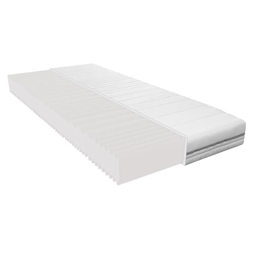 BeCo Matratze Comfort Plus / 80 x 200 cm / H3 & H4 / 18 cm/Kaltschaum / 2 Härtegrade in 1 Matratze/Ergonomische 7 Zonen/Made in Germany/schadstoffgeprüft von BeCo Matratzen GmbH & Co. KG