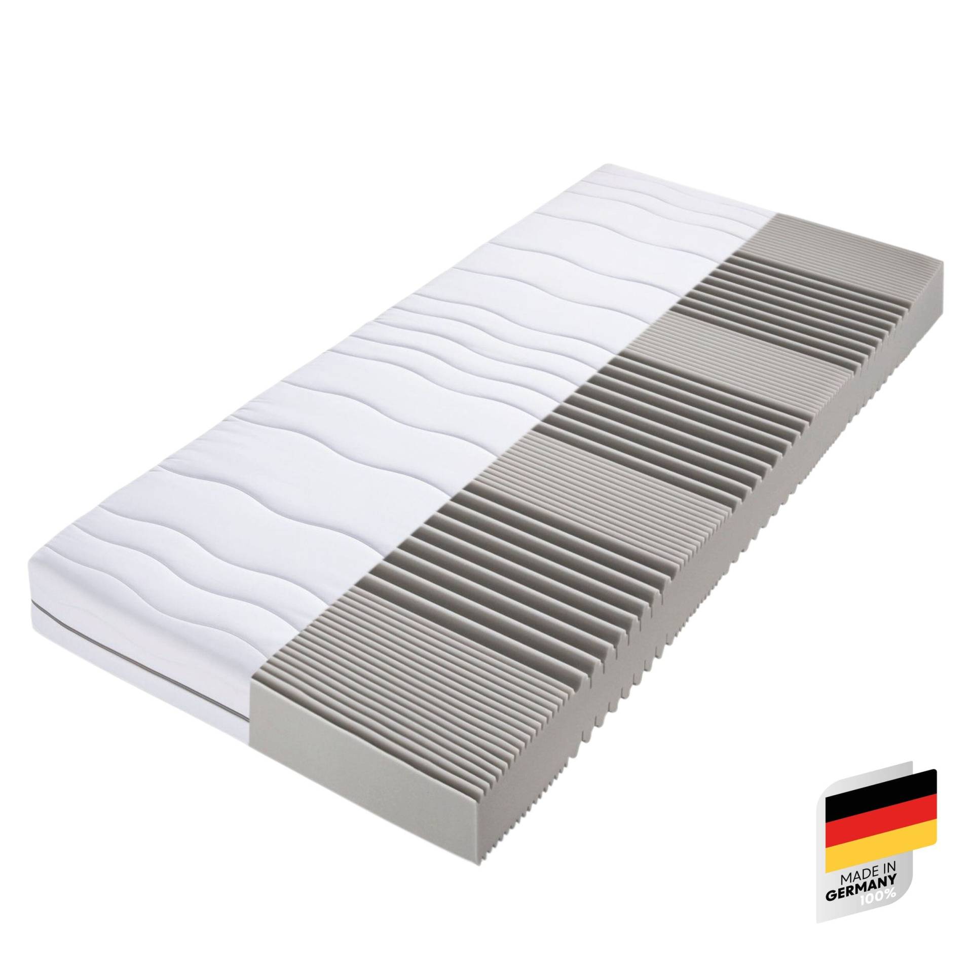Dream Flex: 7-Zonen-Komfortschaummatratze, Made in Germany 80x200 H2 von BeCo