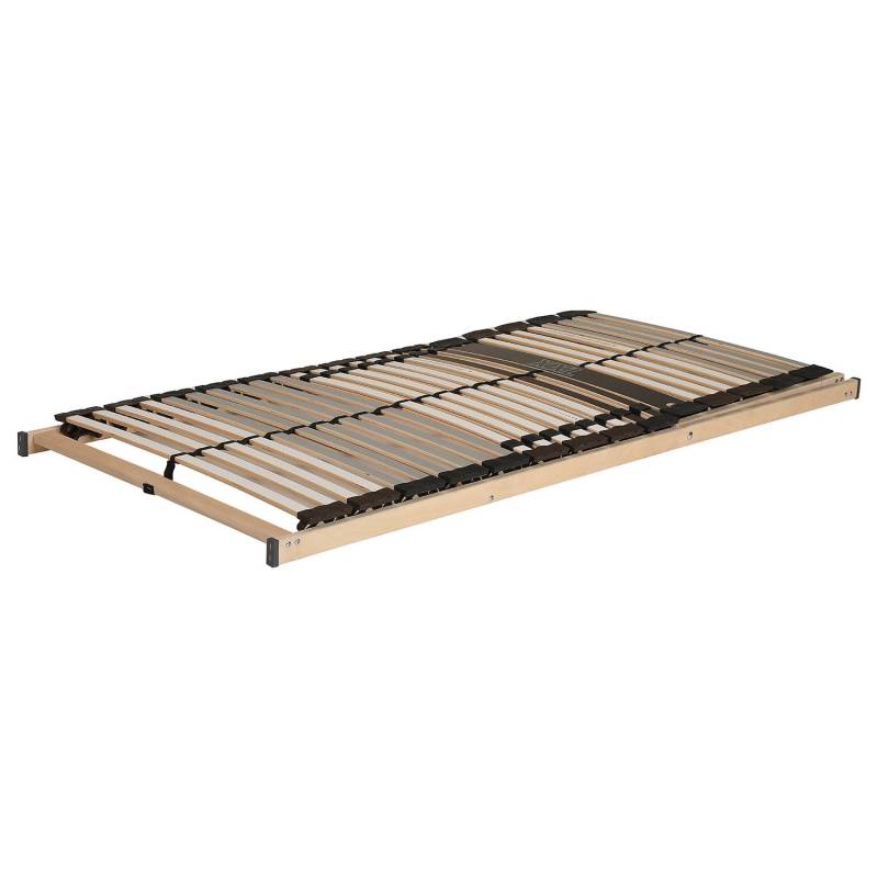 home24 Federholzrahmen Mona Maxi Strong 140 x 200cm Birke, Buche Braun von home24
