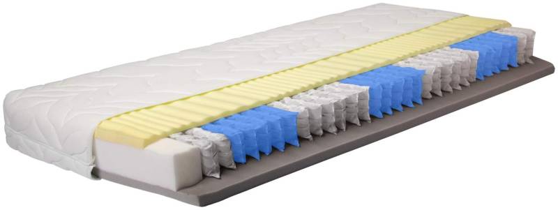 Taschenfederkernmatratze Vario Lux Greenfirst 140 x 200 cm H3 - 22 cm hoch 7 Zonen von BeCo