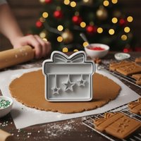 Weihnachtsgeschenk Ausstechform Mit Sternen - 2Teiliges Set Aus Ausstechförmchen Und Prägestempel | Perfektes Geschenk Für Urlaub Backliebhaber von BeComfie