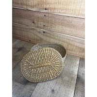 Süßer Graskorb, Gewebter Korb, Vintage Korb von BeCreative2