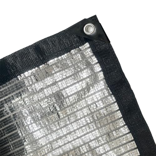 BeGrit Auto Sonnensegel 75% UV Schutz Schattennetz Auto Hund Mit Ösen 3M X 5M Segel Sonnenschutz Alu Reflexion Shade Cloth Autoschutz Schutzfolie Alufolie Für Balkon Gewächshaus Garten Patio Pflanze von BeGrit