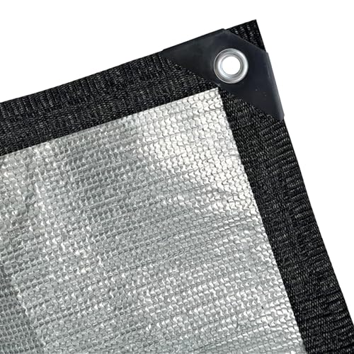 BeGrit Auto Sonnensegel 99% UV Schutz Schattennetz Auto Hund Mit Ösen 2M X 6M Segel Sonnenschutz Alu Reflexion Shade Cloth Autoschutz Schutzfolie Alufolie Für Balkon Gewächshaus Garten Patio Pflanze von BeGrit