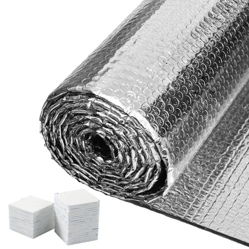BeGrit Isolierfolie Dämmfolie 3mm Doppelte Alu-Luftpolsterfolie 60cm x 10m Reflexionsfolie Heizkörperfolie Wärmereflektierende Dachisolierung mit Klebepads für Fenster Dächer Heizkörper Rohre Auto BeGrit Isolierfolie Dämmfolie 3mm Doppelte Alu-Luftpolsterfolie 60cm x 10m Reflexionsfolie Heizkörperfolie Wärmereflektierende Dachisolierung mit Klebepads für Fenster Dächer Heizkörper Rohre Auto von BeGrit