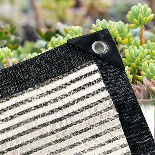 BeGrit Schattennetz Auto Hund 55% Alu Hitzeschutz mit Ösen 2m x 2m UV Luftdurchlässiges Sonnennetz Aludecke Auto Alunetz reflektierende Schattenplane für Camping Gewächshaus Garten Patio Pflanze von BeGrit