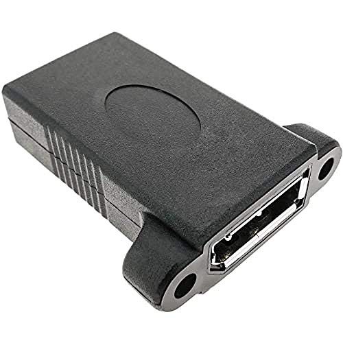 BeMatik - Displayport-Buchse auf Buchse Adapter mit contector für Tafeleinbau von CABLEMATIC