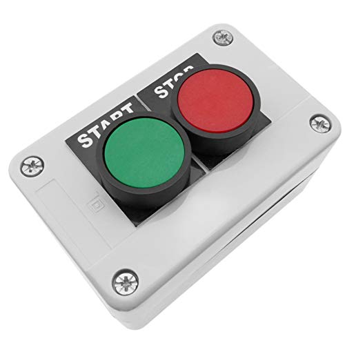 BeMatik 1NO 1NC START (TH043) Controller mit 2 Tastern für Momentane grün von BEMATIK.COM