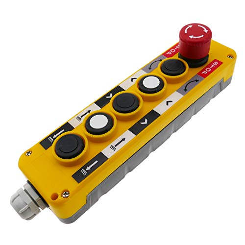 BeMatik 2+2+1 Taster + Notstop LAY5 Serie (TG009) von BEMATIK.COM