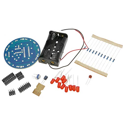 BeMatik Ne555 CD4017 DW-0843 AJ018 Elektronische LED-Leuchte, 10 Stück BeMatik Ne555 CD4017 DW-0843 AJ018 Elektronische LED-Leuchte, 10 Stück von BEMATIK.COM