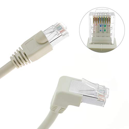 BeMatik Netzwerkkabel (Cat.6, RJ45, abgeschirmt, FTP 24AWG LAN, 2 m) von BEMATIK.COM