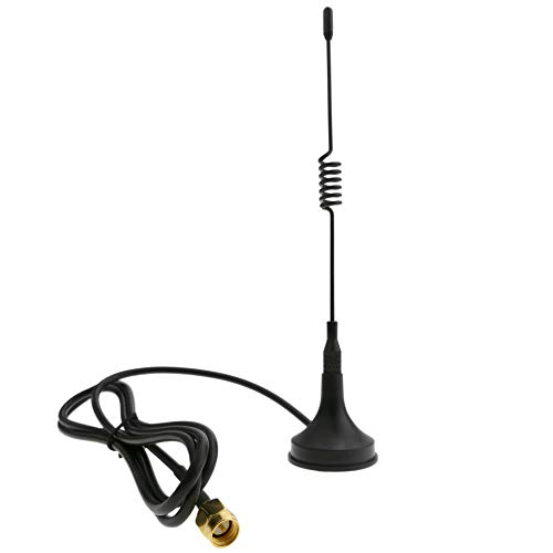 BeMatik - Omnidirektionale Antenne SMA Stecker 470 MHz auf 3 dBi 150 mm mit 1 m Kabel (AM039) von BeMatik