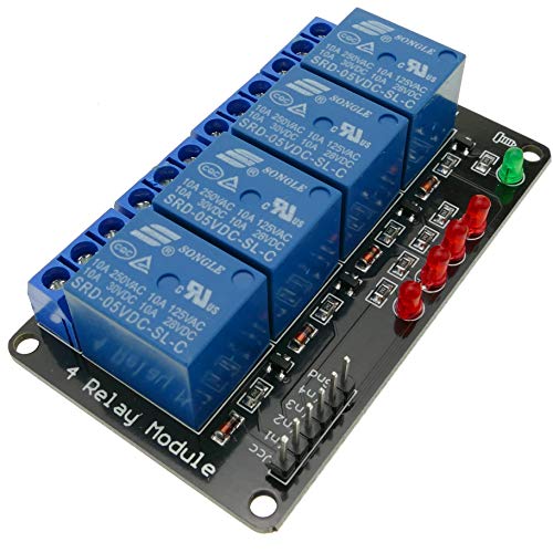 Druckrelais 4 Relais für PIC ARM AVR DSP TTL 5/12/24V DW-0006 (AJ067) von BEMATIK.COM