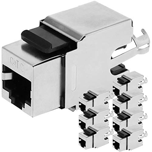 Keystone TB110 Cat.6 FTP geschirmt RJ45 Buchse (8 Stück) (YZ10) von BEMATIK.COM