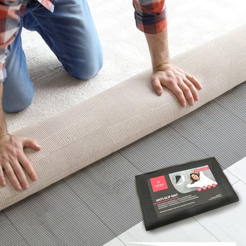 Anti-Rutsch Unterlegmatte für Teppich & Schutzmatten - Antirutsch-Matte rutschfest Halt + Sicherheit Unterlage Unterleger Fitnessmatte Teppichunterlage Teppich-Stopper Teppichunterleger Rutschschutz von BeMaxx