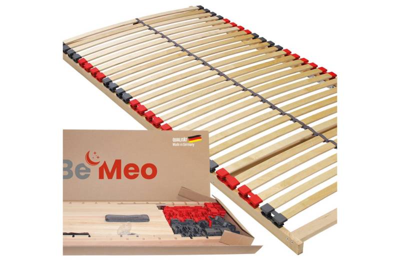Lattenrost BeMeo Basic 80x200 Extra Stabil bis 130kg, BeMeo, 7 ergonomische Liegezonen mit 28 Leisten Made in Germany von BeMeo