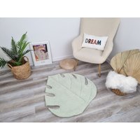 Velour Blatt Matte , Spielmatte Boden Baumwolle Babyzimmer Kinderzimmer Babymatte Tommy Time Velour Blatt Matte , Spielmatte Boden Baumwolle Babyzimmer Kinderzimmer Babymatte Tommy Time von BeNatureStore
