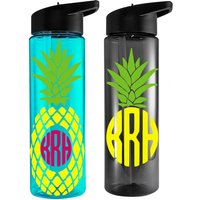 Personalisierte Ananas Wasserflasche Monogrammierte 24 Oz Tritan Flasche Personalisierte Ananas Wasserflasche Monogrammierte 24 Oz Tritan Flasche von BeNiralu