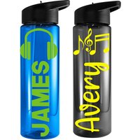 Personalisierte Musikwasserflasche 24 Oz Tritan Flasche Mit Strohhalm von BeNiralu