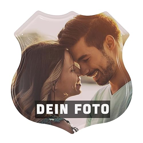 Blech-Schild selbst gestalten - Blechschild mit Foto Bedrucken Lassen - Personifizieren Blech-Schild mit Foto/Text/Logo - wetterfestes Metallschild-Personifizieren blechschild für Zuhause/Küche/Garten von BeNsil