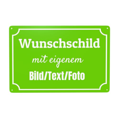 BeNsil Schilder, Schilder Selbst Gestalten, Wunschtext Schild, Hausnummer & Straßennamen mit Text/Name/Bild/Logo/Schrift für Garage, Hotel, Parkplatz, Schule, Carport, Firma, Garten, Wohnadress von BeNsil