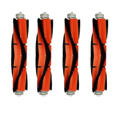 BeNtli Ersatzteile for Roboterstaubsauger, Hauptwalzenbürste, kompatibel mit Mi Robot Vacuum-Mop 2 Ultra, kompatibel mit Dreame L10 Plus Z10 Pro STYTJ05ZHM (Color : 4PCS) von BeNtli