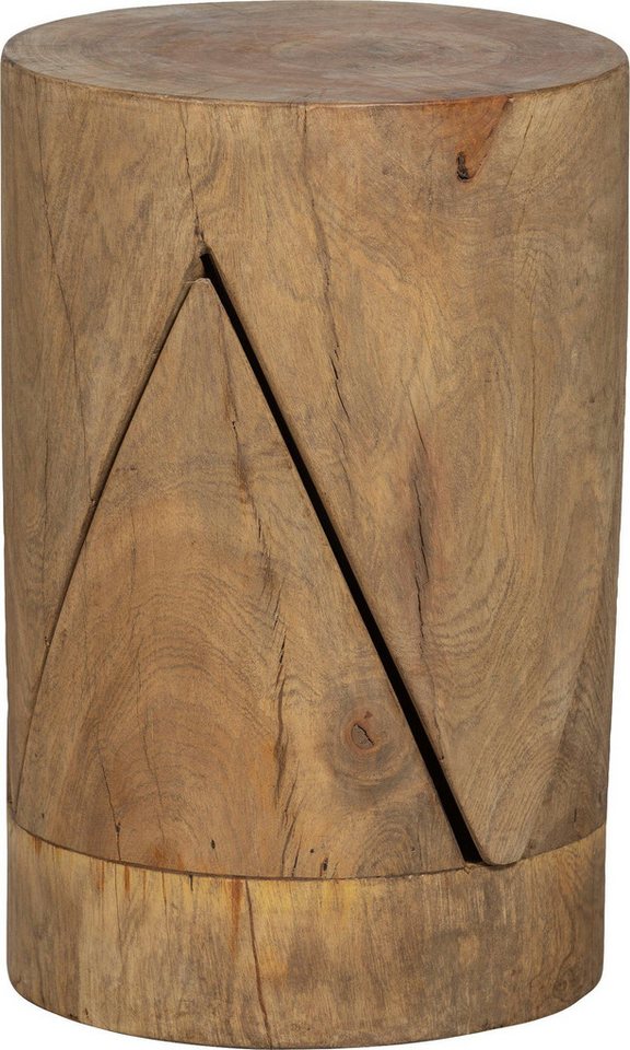 BePureHome Beistelltisch Couchtisch Set Trunk 2 in 1 Holz Mangoholz (2er Set) von BePureHome