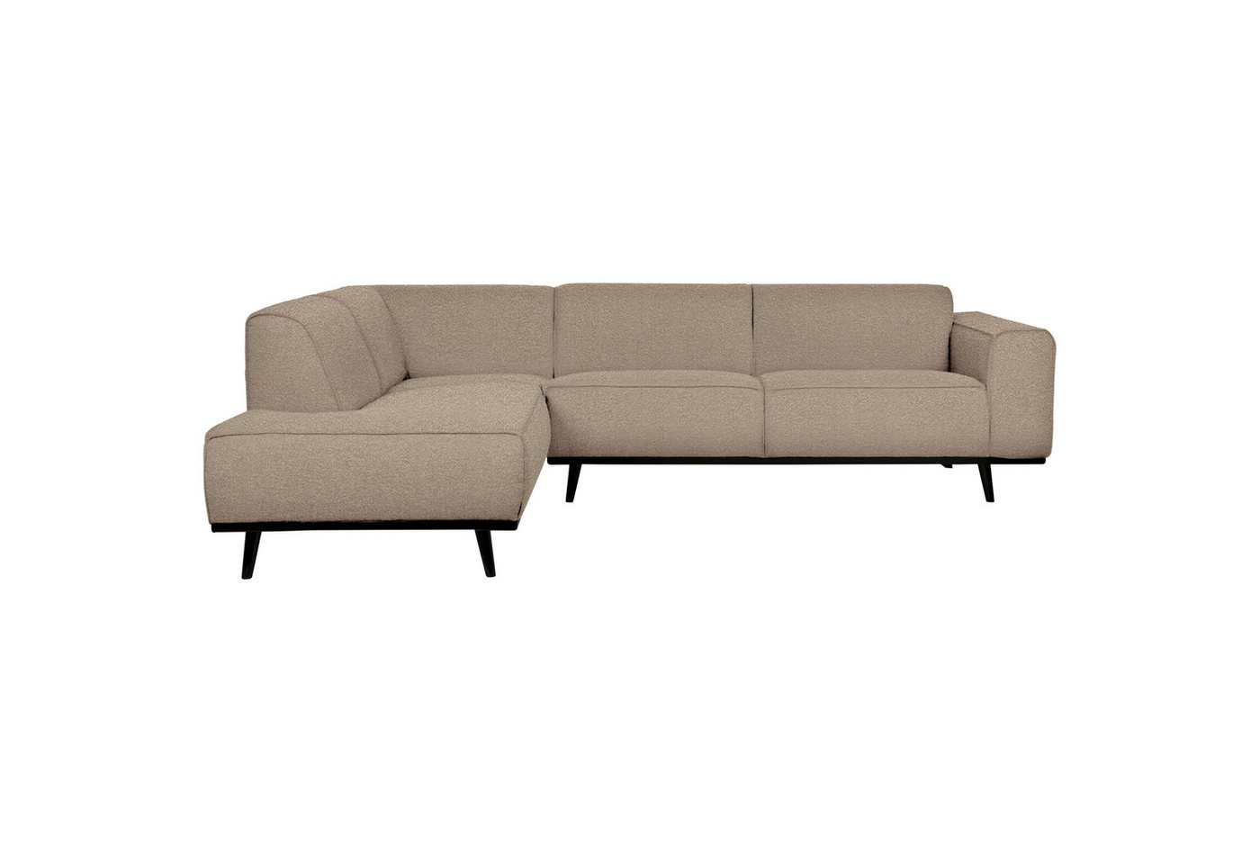 BePureHome Ecksofa Ecksofa Statement Links - Bouclé Beige, freistellbar von BePureHome