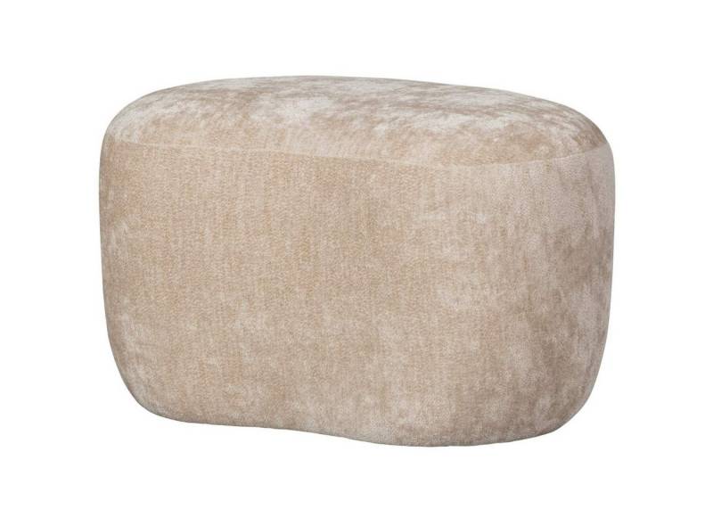 BePureHome Hocker Popular aus Chenille-Stoff, Natur von BePureHome