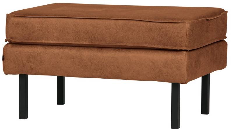 BePureHome Polsterstuhl Hocker Leder Rodeo Beine Cognac von BePureHome