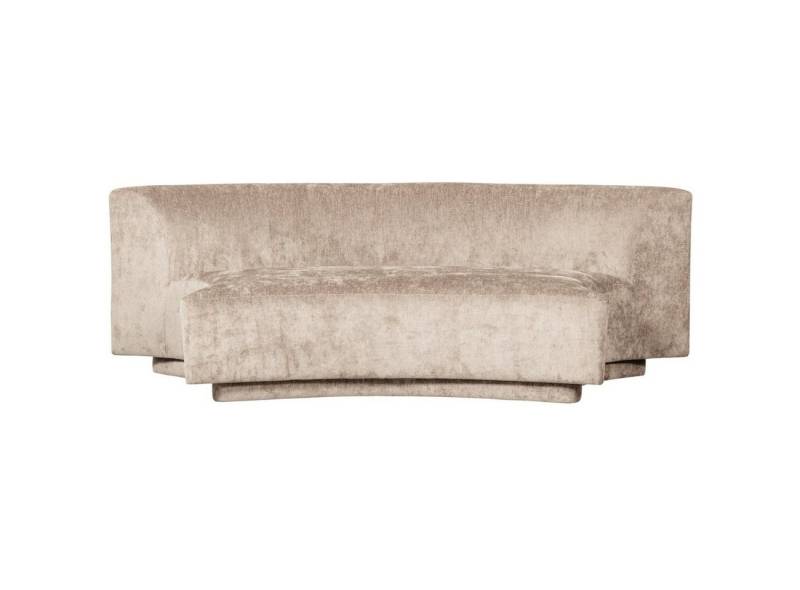 BePureHome Sofa Popular aus Chenille-Stoff, Natur von BePureHome
