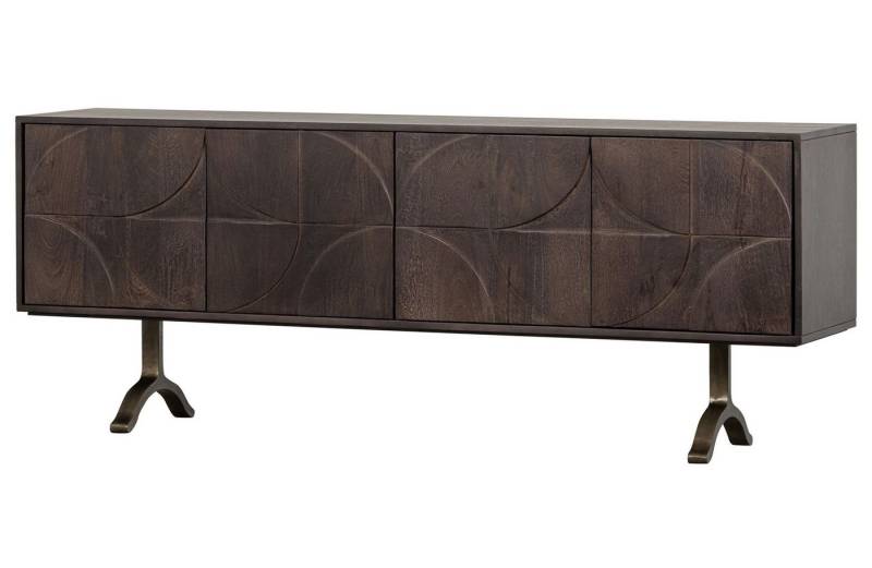 BePureHome Stauraumschrank Retro Sideboard TV-Board Draw Mangoholz Walnuss-Finish von BePureHome
