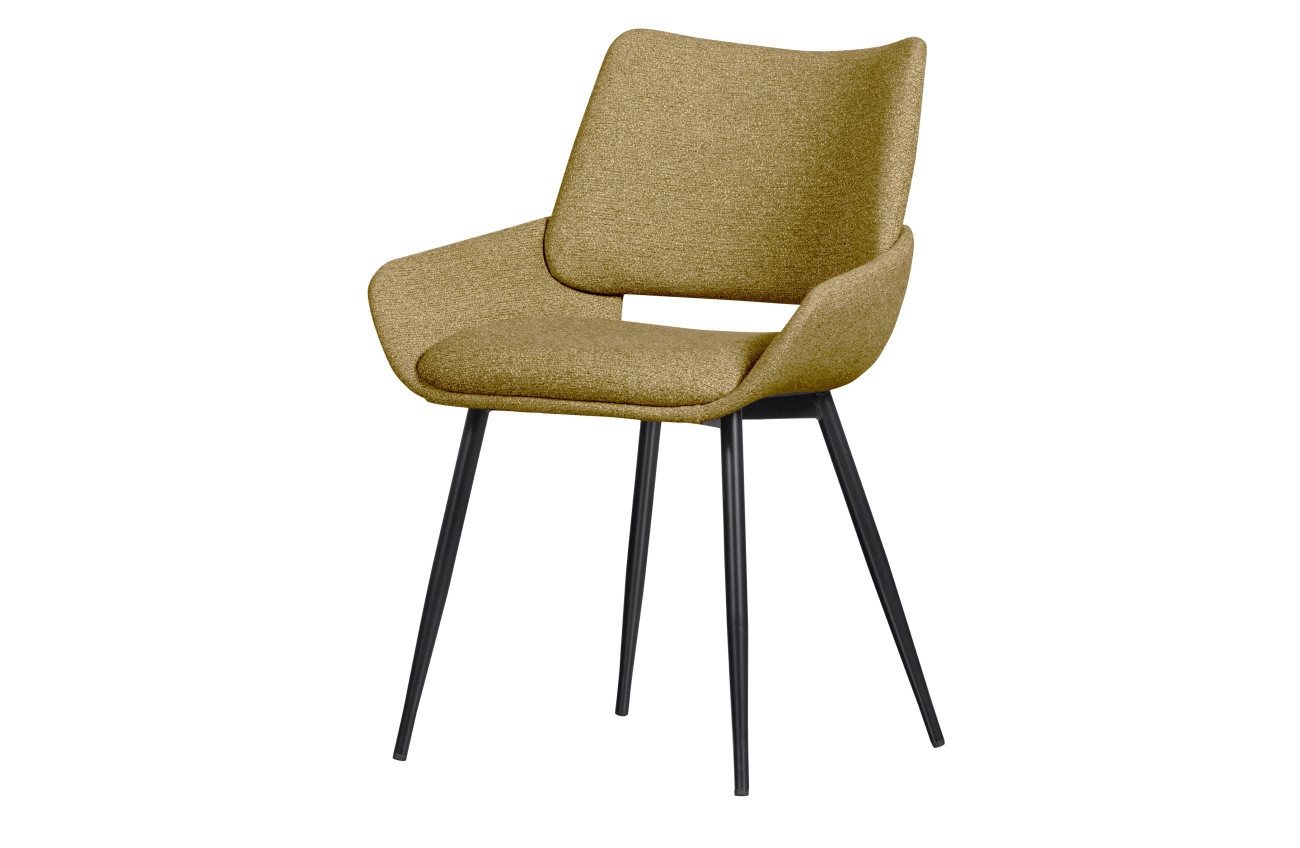 BePureHome Stuhl Parade aus Melange-Stoff, Senf BePureHome Stuhl Parade aus Melange-Stoff, Senf von BePureHome