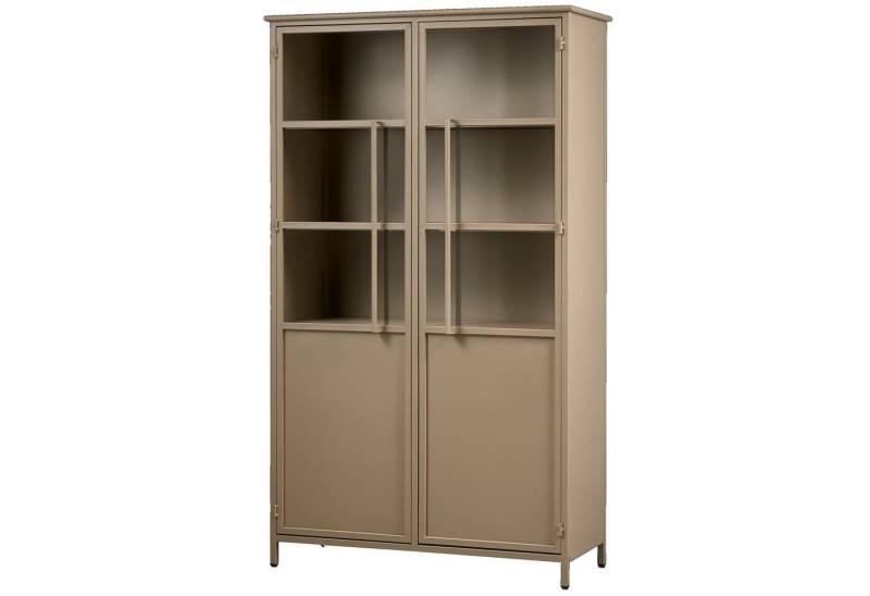 BePureHome Vitrine Vitrine Metallschrank Exhibit Industrial Metall-Glas Khaki BePureHome Vitrine Vitrine Metallschrank Exhibit Industrial Metall-Glas Khaki von BePureHome