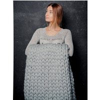 Hand Stricken Chunky Decke Mit 100 % Wolle. Perfekt Als Weihnachtsgeschenk Oder Geschenk Für Sie. Handgemachte in Silber Blau | Grau Hand Stricken Chunky Decke Mit 100 % Wolle. Perfekt Als Weihnachtsgeschenk Oder Geschenk Für Sie. Handgemachte in Silber Blau | Grau von BeWannaMore